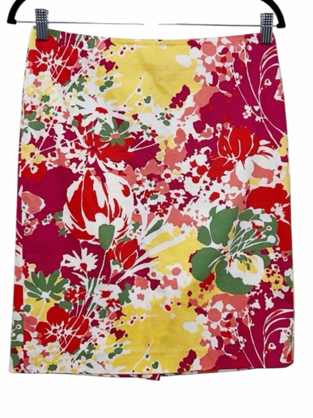 Talbots bright floral pencil skirt Size 6 Petite